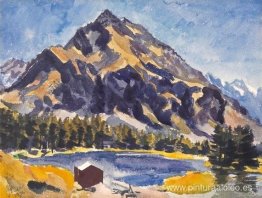 Bergsee (un lago de montaña) Bergsee (un lago de montaña)