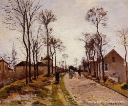 El camino a Saint Cyr en Louveciennes El camino a Saint Cyr en Louveciennes
