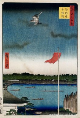 Salón Komokata y puente Azuma Salón Komokata y puente Azuma