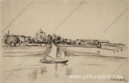 Nóvgorod. Antonio el Romano. Vista desde el río. Nóvgorod. Antonio el Romano. Vista desde el río.