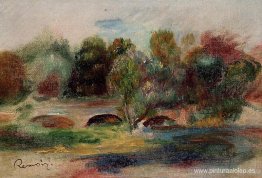 paisaje con puente paisaje con puente