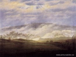 Niebla en el valle del Elba Niebla en el valle del Elba