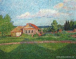 paisaje con una casa paisaje con una casa