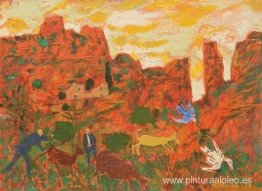 Atardecer en el campo Atardecer en el campo