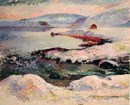 Vista de Elliðaárvogur, Reikiavik Vista de Elliðaárvogur, Reikiavik