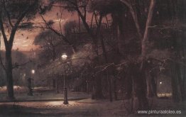 Tarde en el parque Monceau Tarde en el parque Monceau