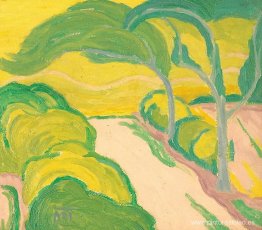 paisaje con camino paisaje con camino