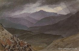 El camino en el Sinaí después de la tormenta El camino en el Sinaí después de la tormenta