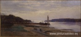 En el Hudson, cerca de Dobb's Ferry En el Hudson, cerca de Dobb's Ferry