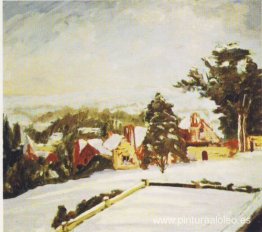 Vista invernal de Chartwell Vista invernal de Chartwell