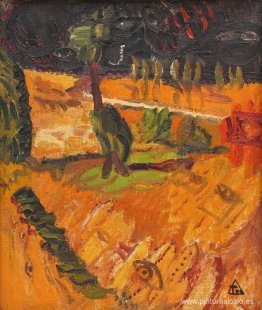 paisaje con arbol paisaje con arbol