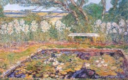 Un jardín de isla larga Un jardín de isla larga