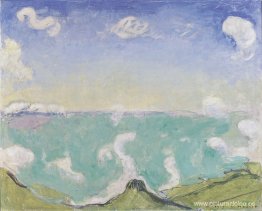 Paisaje en Caux con nubes crecientes Paisaje en Caux con nubes crecientes