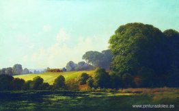 paisaje con estanque paisaje con estanque