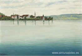 Berlingen visto desde el Untersee Berlingen visto desde el Untersee