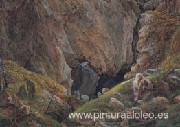 Cañón en la resina Cañón en la resina