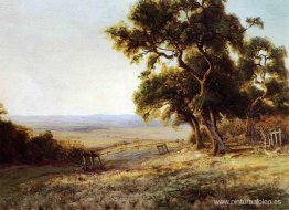 A última hora de la tarde, Valle del León. A última hora de la tarde, Valle del León.