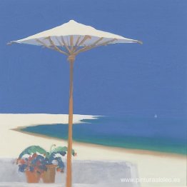 Yate pasando por la terraza Yate pasando por la terraza