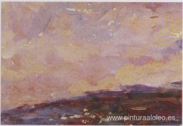 Paisaje barrido por nubes en el sur de Francia Paisaje barrido por nubes en el sur de Francia