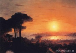 Puesta de sol sobre el Cuerno de Oro Puesta de sol sobre el Cuerno de Oro