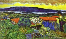 Tejados rojos en Cannet Tejados rojos en Cannet