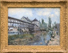 Molino de agua cerca de Moret por Alfred Sisley Molino de agua cerca de Moret por Alfred Sisley