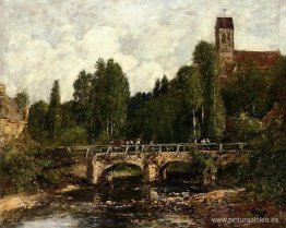 Saint-Cenery, la iglesia y el puente Saint-Cenery, la iglesia y el puente