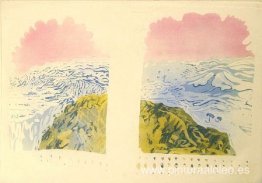 Monte Abu (Montañas Rowli, Rajastán) de la suite de 7 aguatintas Monte Abu (Montañas Rowli, Rajastán) de la suite de 7 aguatintas