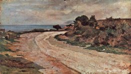 Strasse am Ufer des Meeres Strasse am Ufer des Meeres