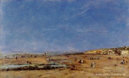 Trouville, panorama de la playa Trouville, panorama de la playa