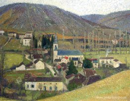 Vista de Labastide en tiempo gris Vista de Labastide en tiempo gris