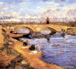 El puente Gleize sobre el canal Vigneyret El puente Gleize sobre el canal Vigneyret