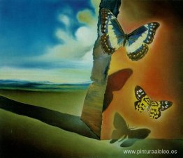 Sin título (Paisaje con mariposas) Sin título (Paisaje con mariposas)