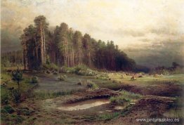 Isla de los alces en Sokolniki Isla de los alces en Sokolniki