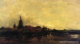 El río Mosa en Dordrecht El río Mosa en Dordrecht