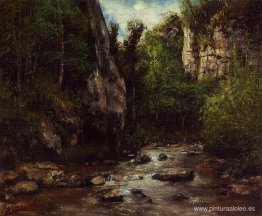 Paisaje cerca de Puit Noir, cerca de Ornans Paisaje cerca de Puit Noir, cerca de Ornans