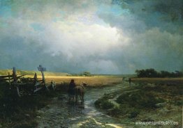 Después de una lluvia. Camino rural Después de una lluvia. Camino rural