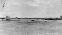 Estudio de Sailboats Racing sobre el río Delaware Estudio de Sailboats Racing sobre el río Delaware