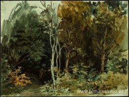El borde de un bosque en Nohant El borde de un bosque en Nohant