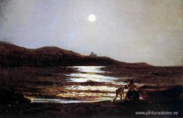 La vista desde Santo Terenzo en Lerici de noche. La vista desde Santo Terenzo en Lerici de noche.