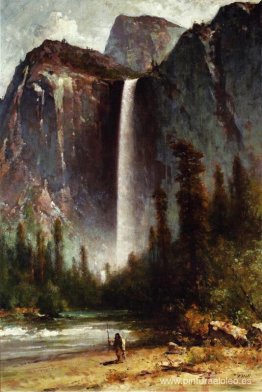 Ahwahneechee - Indio Piute en Bridal Veil Falls, Yosemite Ahwahneechee - Indio Piute en Bridal Veil Falls, Yosemite