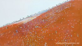 Paisaje de mineral de hierro Paisaje de mineral de hierro