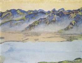 Niebla creciente sobre los Alpes de Saboya Niebla creciente sobre los Alpes de Saboya