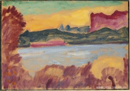 Landschaft, Genfer See Landschaft, Genfer See