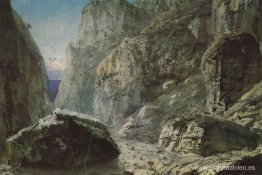 El desfiladero de las Montañas Rocosas El desfiladero de las Montañas Rocosas