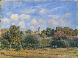 Iglesia en el ruidoso Le Roi en otoño Iglesia en el ruidoso Le Roi en otoño