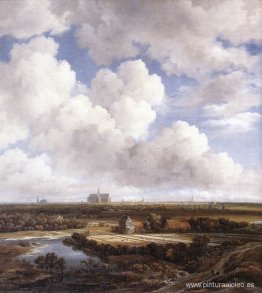 Vista de Haarlem con terrenos blanqueadores Vista de Haarlem con terrenos blanqueadores