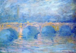 Puente de Waterloo al atardecer, efecto rosa Puente de Waterloo al atardecer, efecto rosa