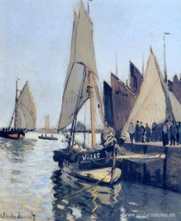 Veleros en Honfleur Veleros en Honfleur