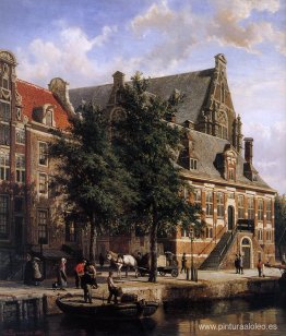 El Oude Waag en Westerkerk El Oude Waag en Westerkerk